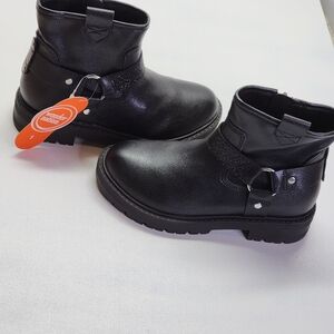 Wonder Nation Black Kids Boots
